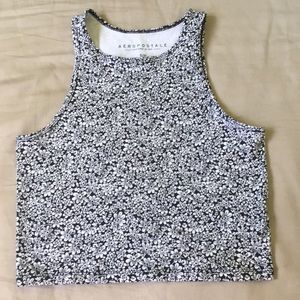 New w/o Tags Aeropostale Floral Crop Top